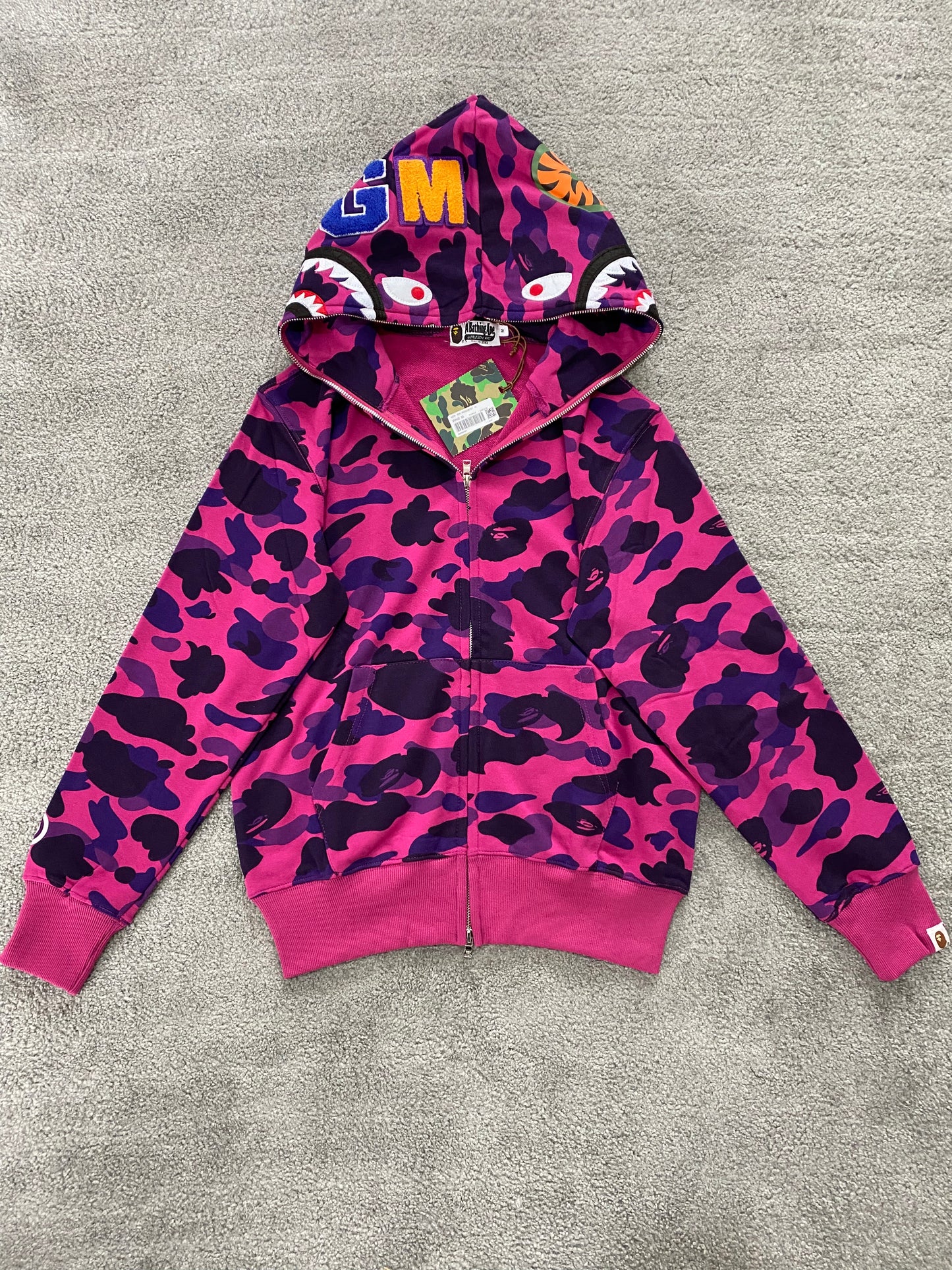 BAPE Purple Camo Hoodie - Icy Clothes Ro