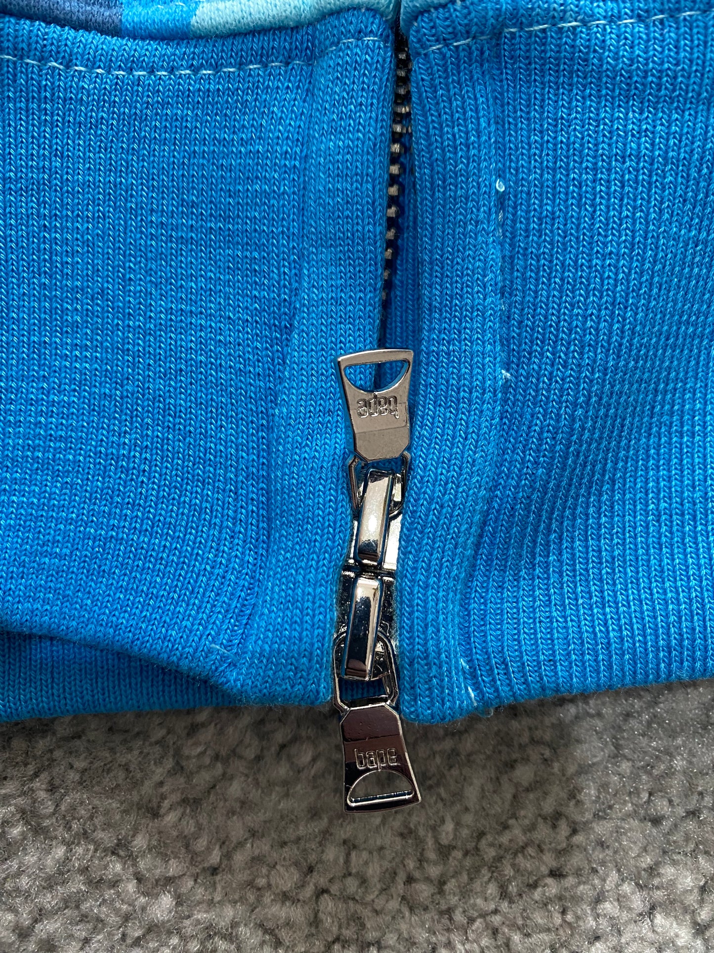 BAPE Blue Fire Camo Hoodie - Icy Clothes Ro