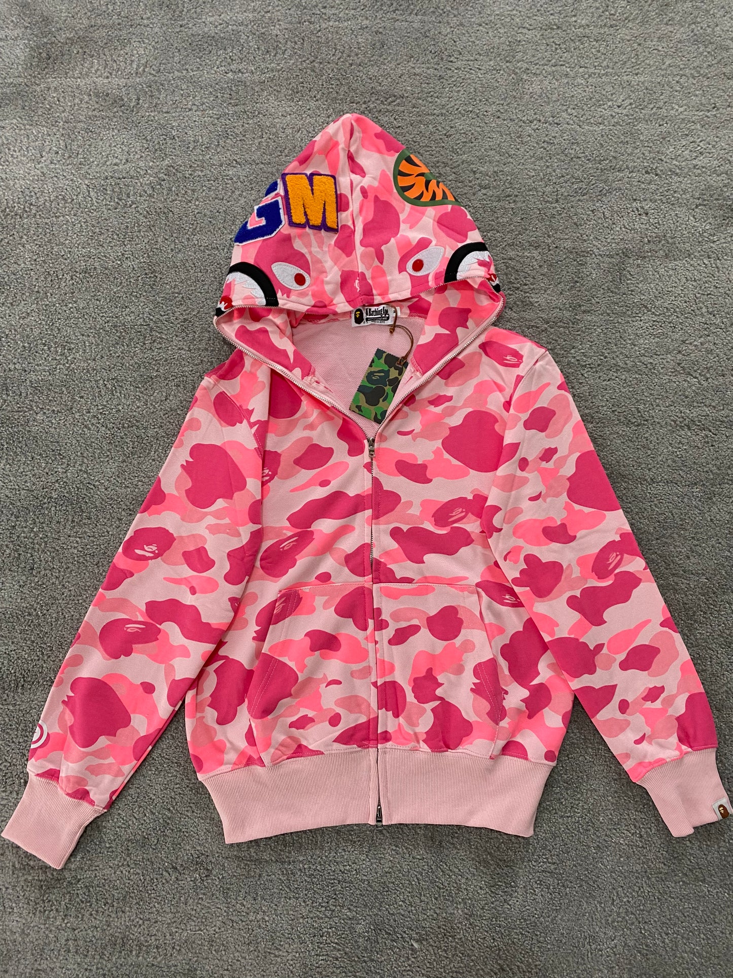 BAPE Pink Camo Hoodie - Icy Clothes Ro