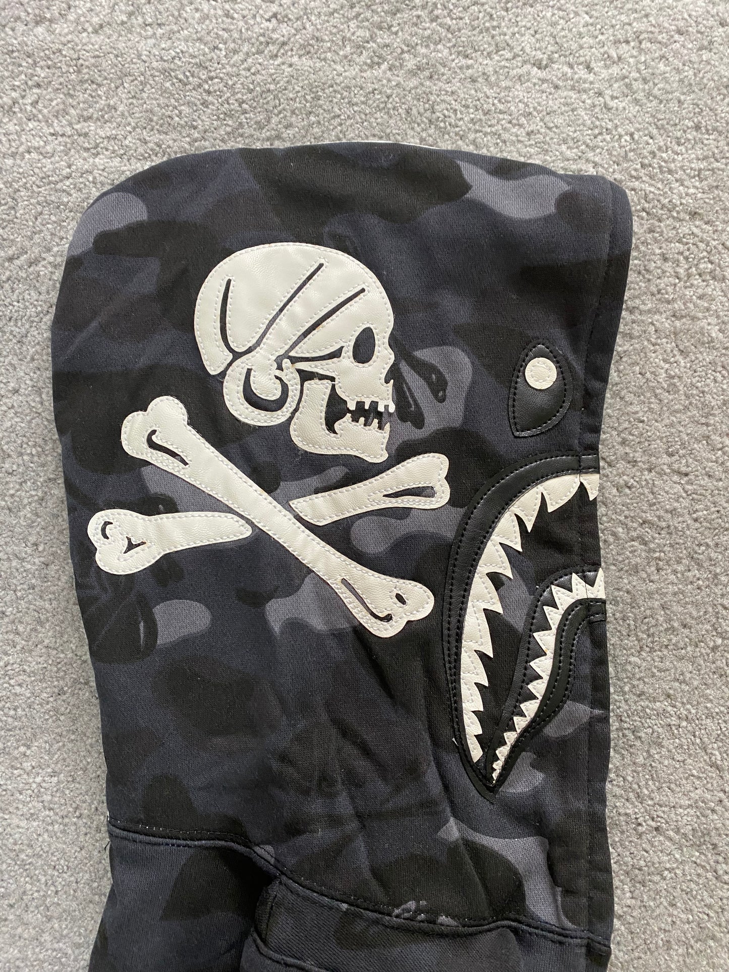 BAPE x Neighborhood Split Camo Hoodie - Icy Clothes Ro
