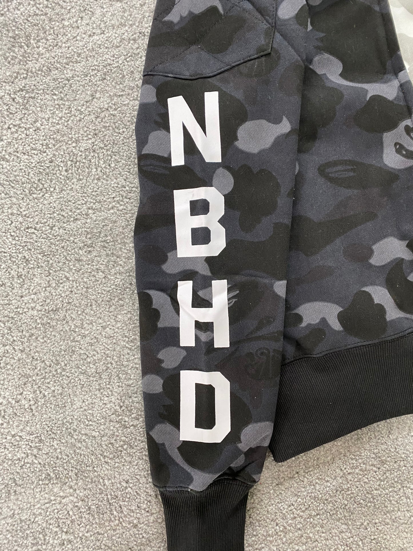 BAPE x Neighborhood Split Camo Hoodie - Icy Clothes Ro