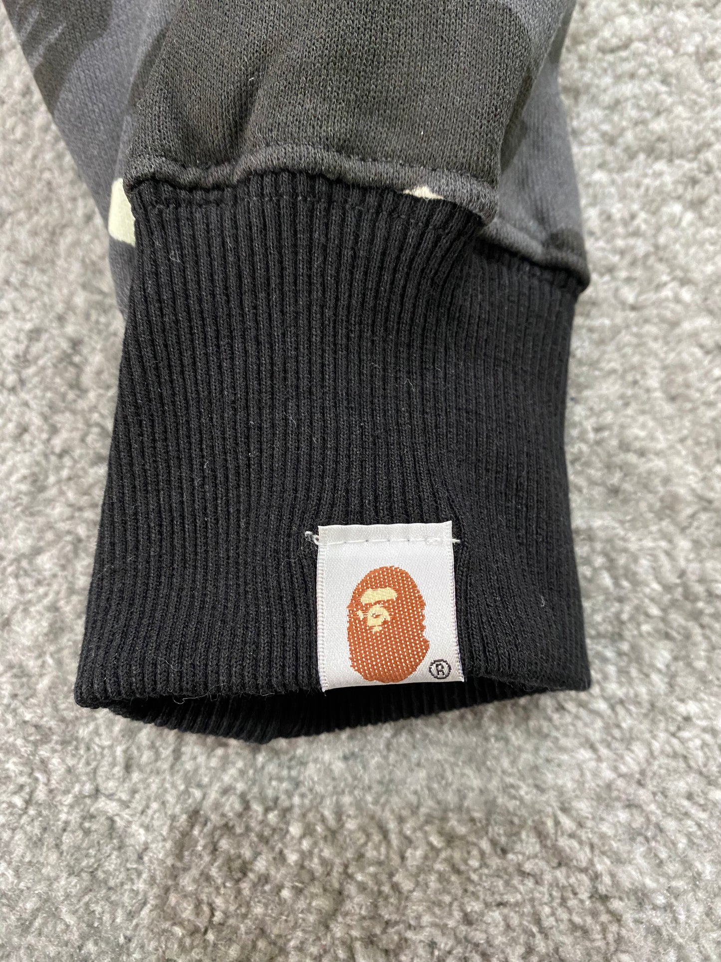 BAPE Black Camo Glow In The Dark Hoodie - Icy Clothes Ro
