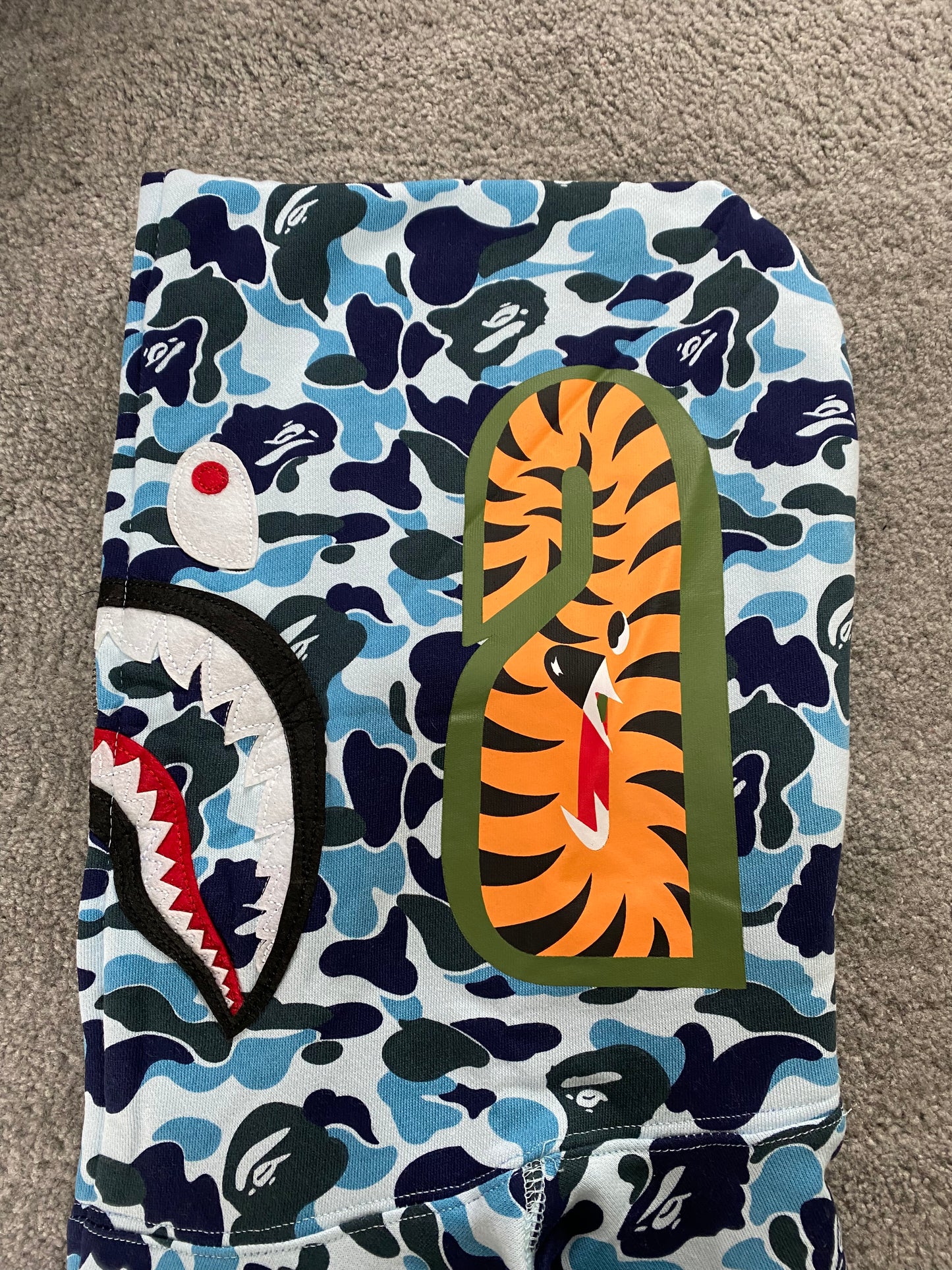 BAPE Light Blue Camo Hoodie - Icy Clothes Ro