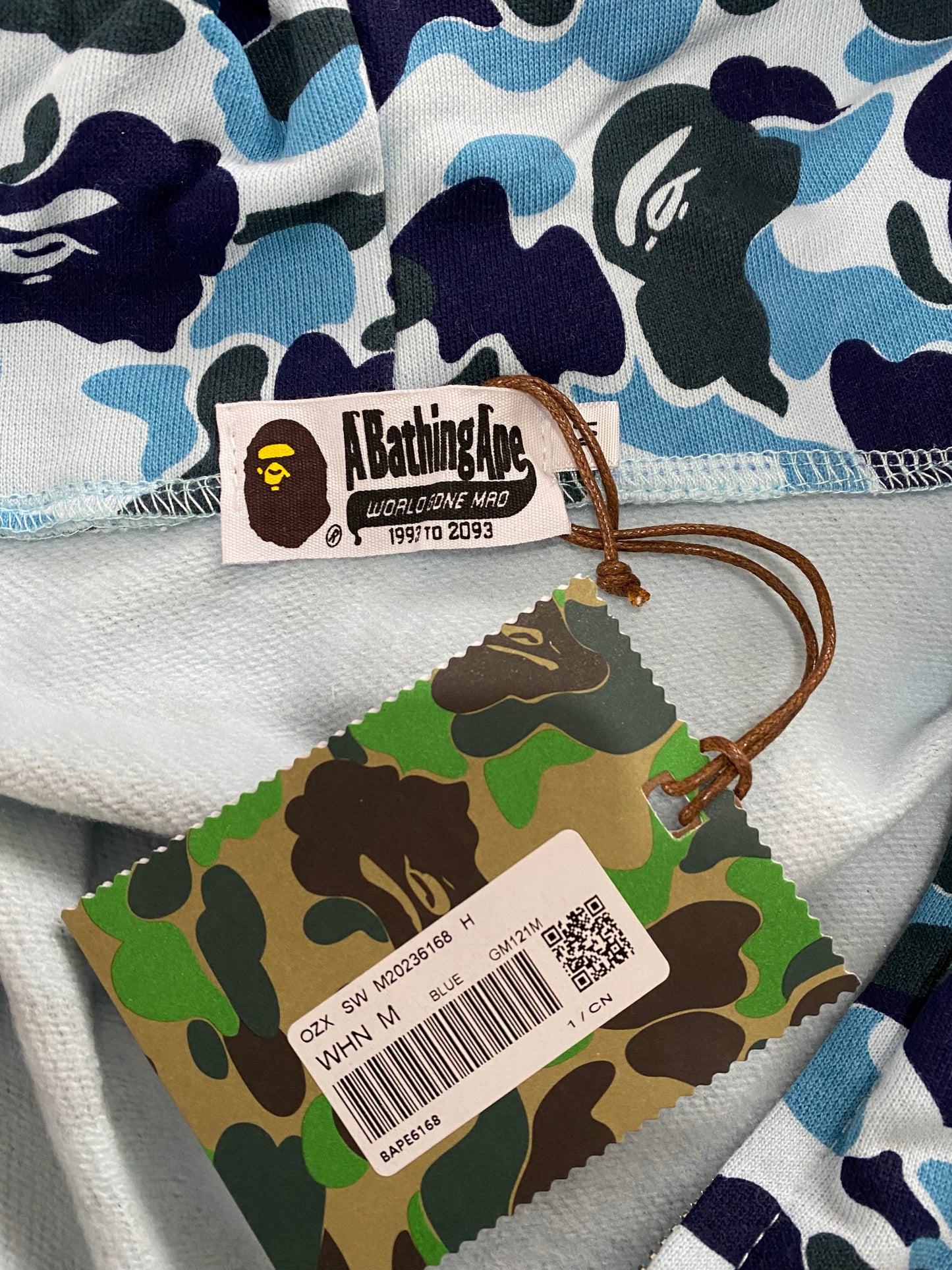 BAPE Light Blue Camo Hoodie - Icy Clothes Ro