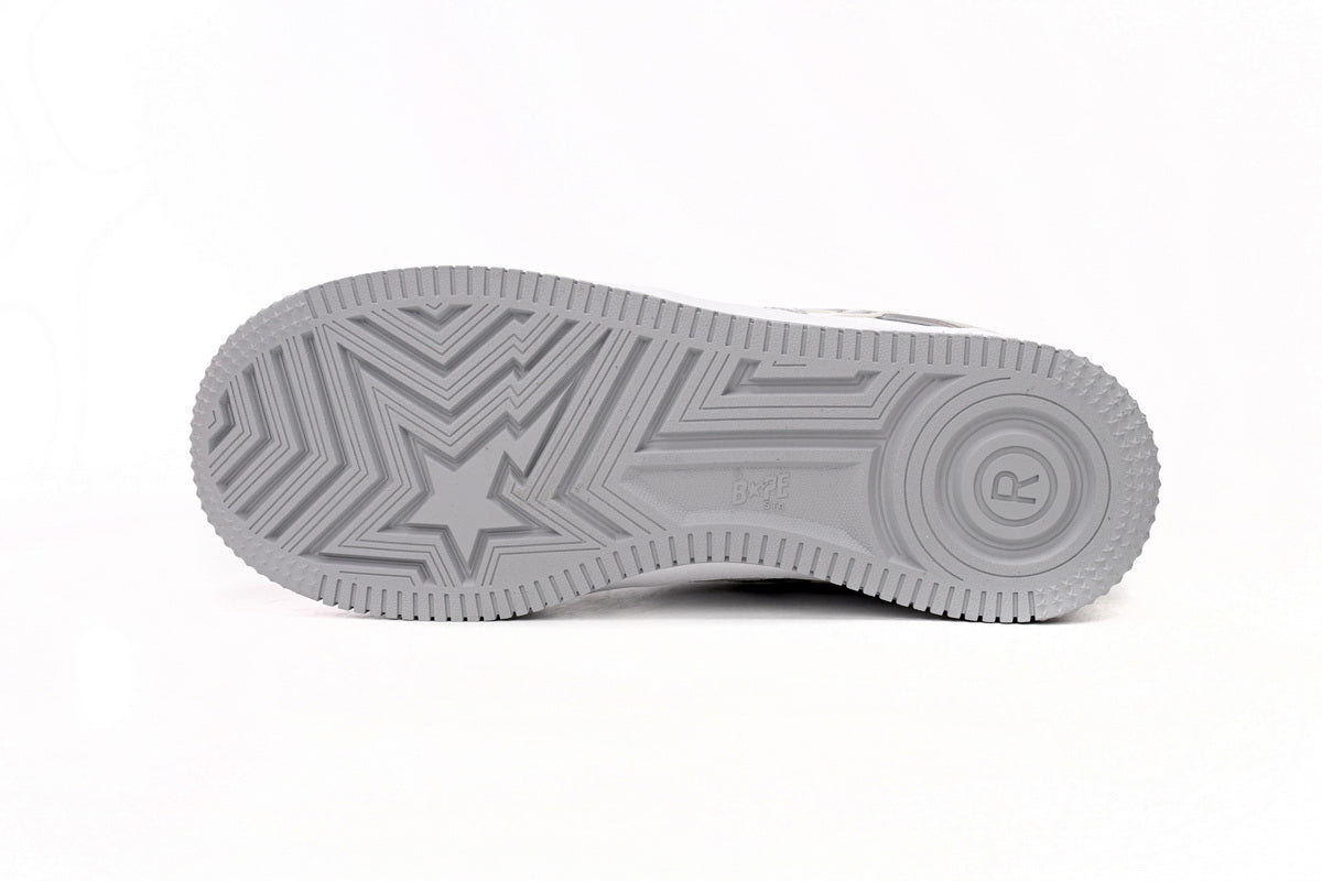 BAPESTA Low Silver - Icy Clothes Ro