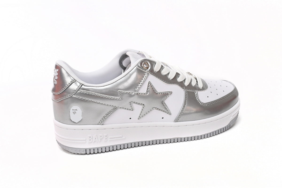BAPESTA Low Silver - Icy Clothes Ro