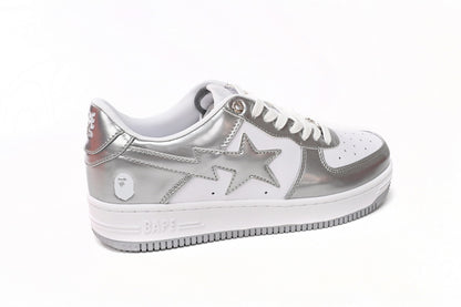 BAPESTA Low Silver - Icy Clothes Ro