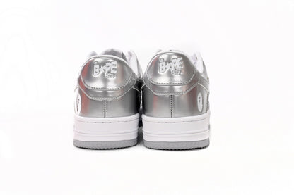 BAPESTA Low Silver - Icy Clothes Ro