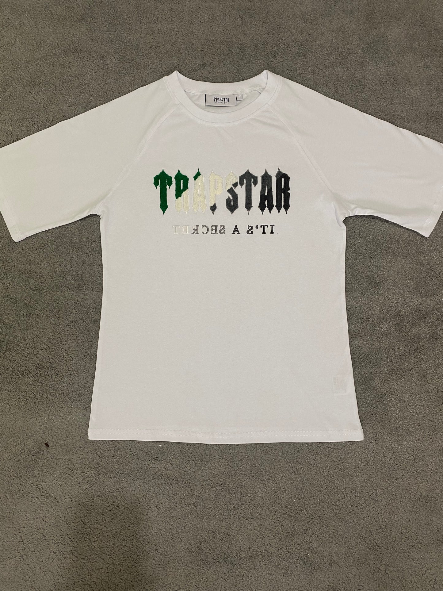 Trapstar Green/White/Grey Short Set - Icy Clothes Ro