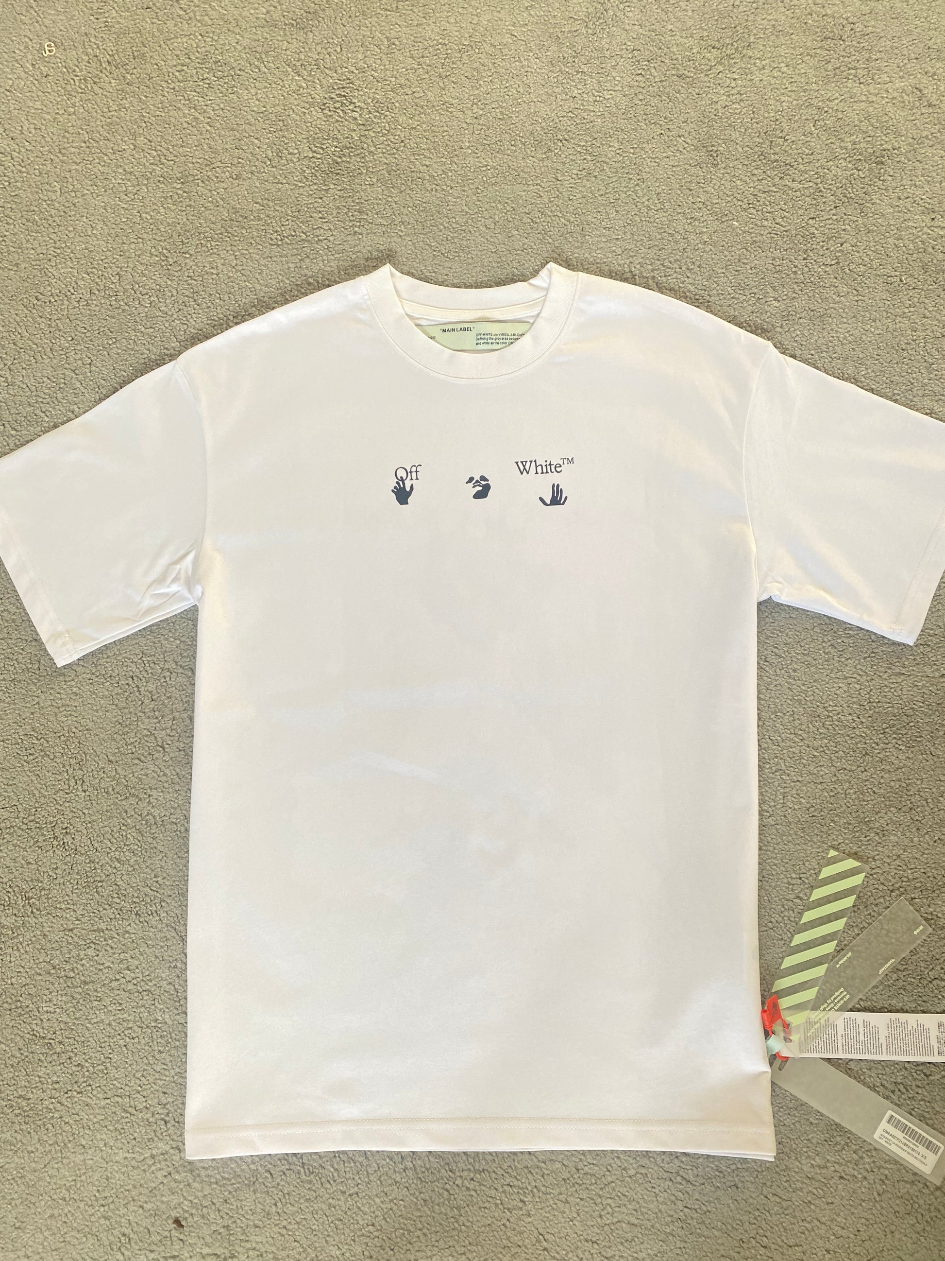 Off-White Black Marker Tee - Icy Clothes Ro