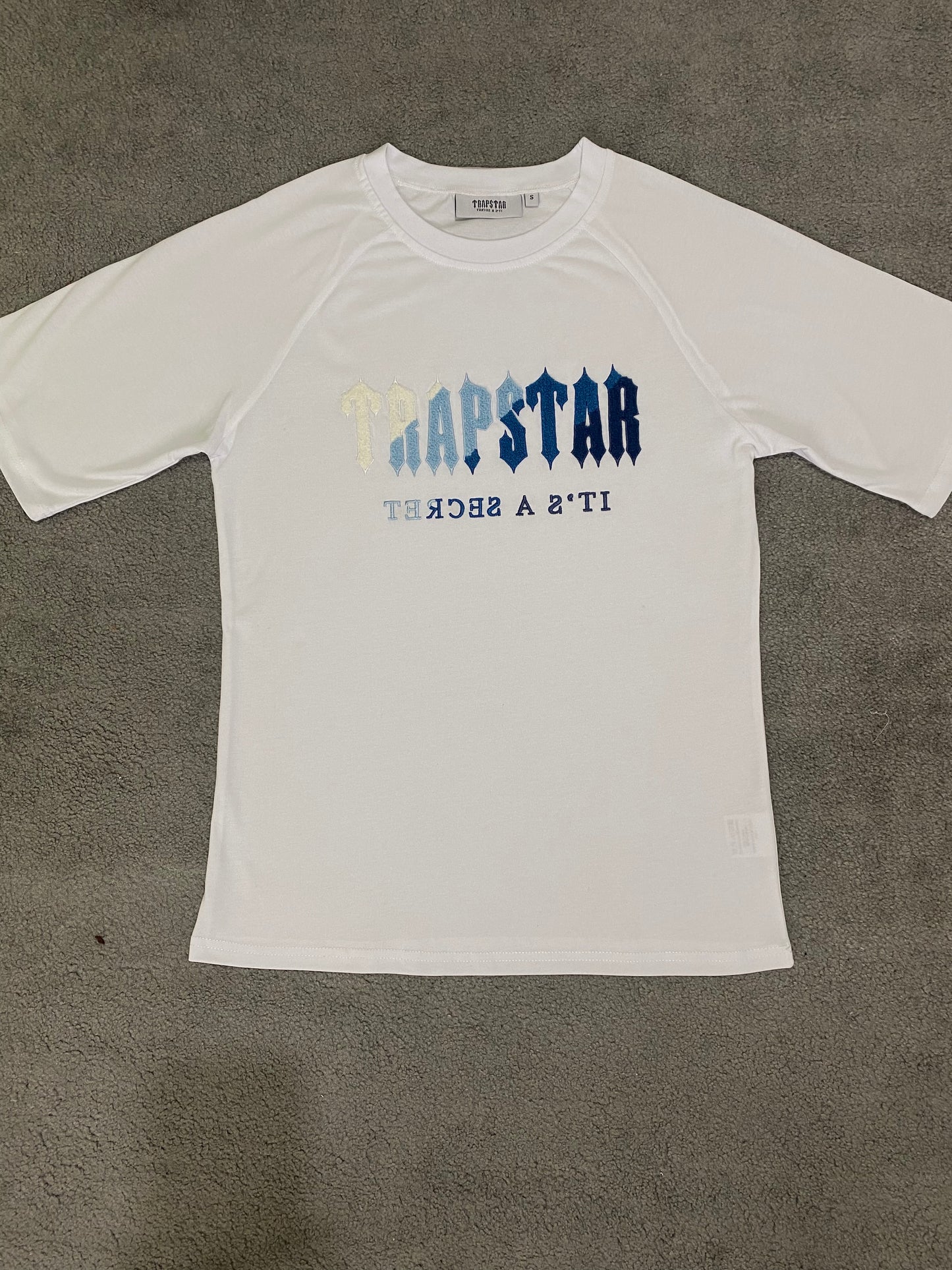 Trapstar Blue/White Short Set White - Icy Clothes Ro