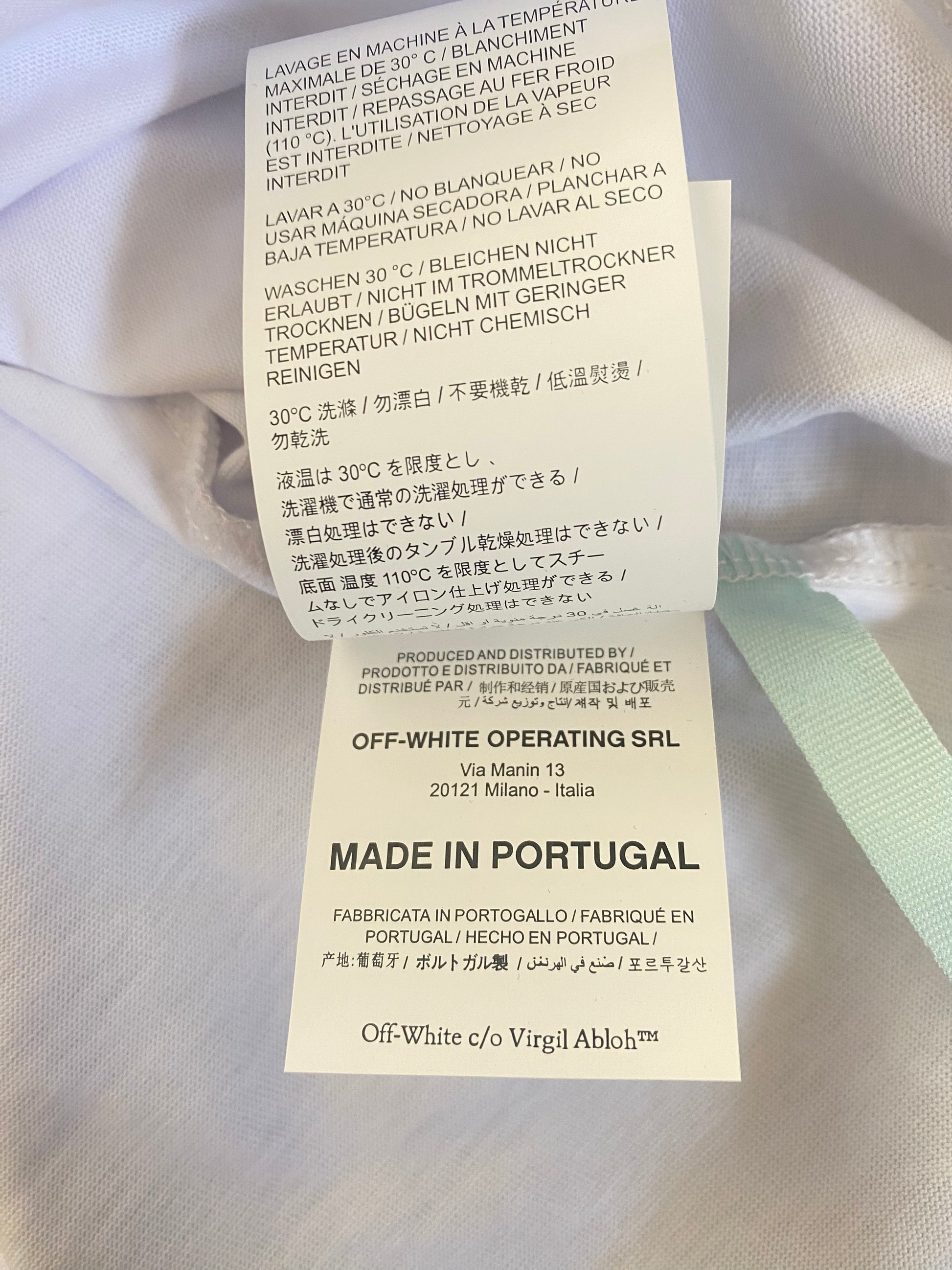 Off-White Blue Marker Tee - Icy Clothes Ro