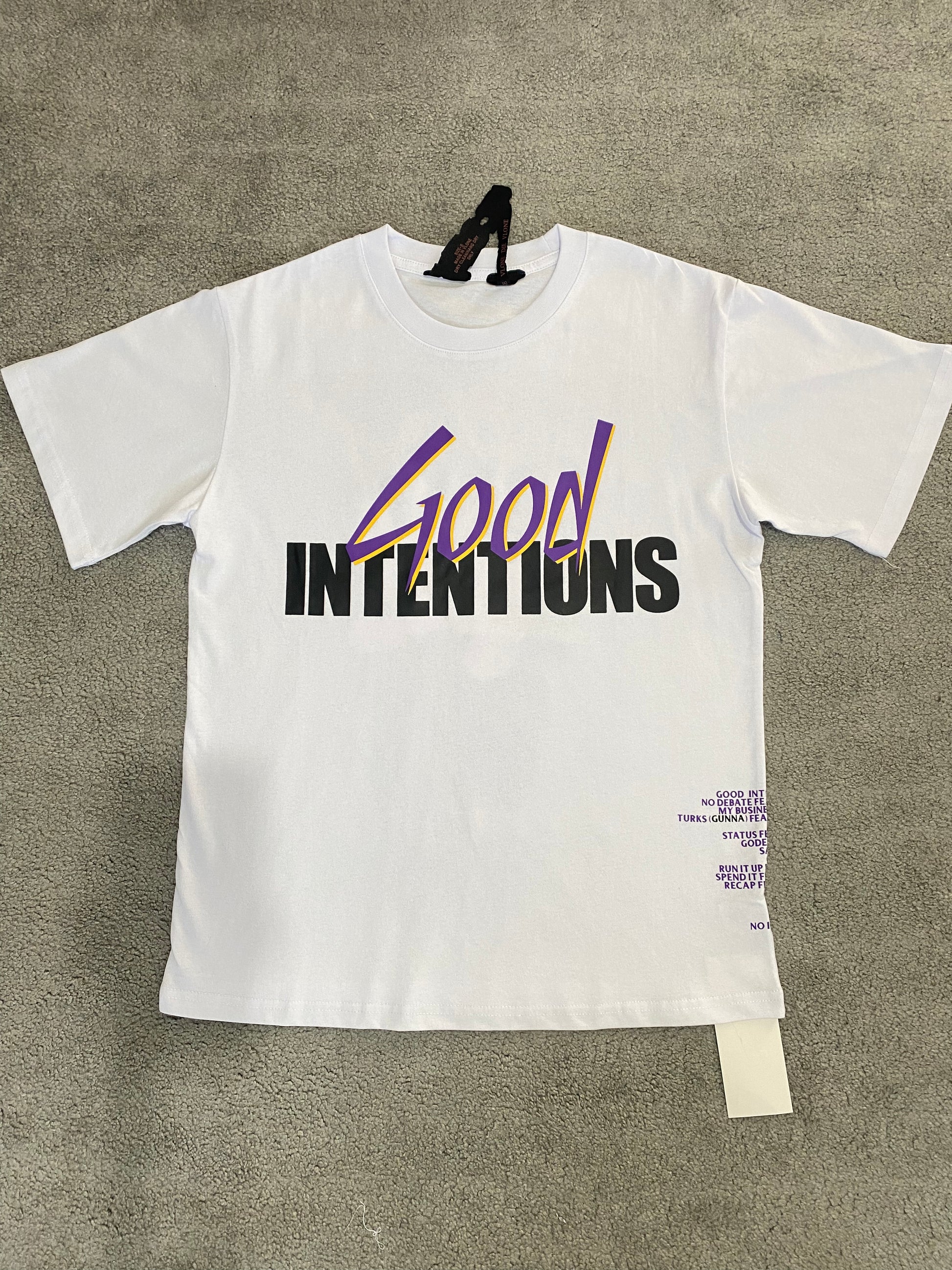 VLONE x NAV "Good Intentions" Tee - Icy Clothes Ro