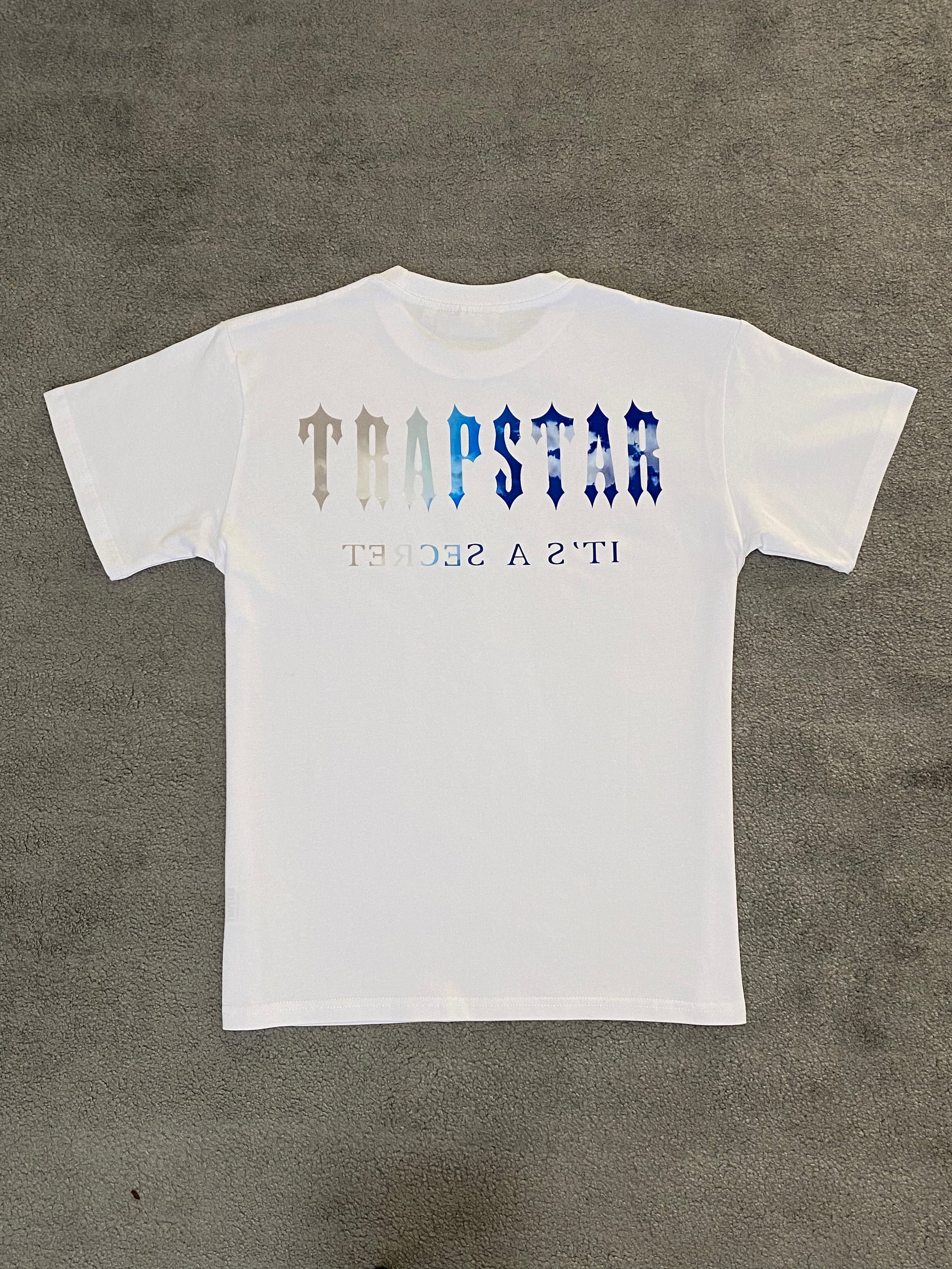 Trapstar Blue Logo Tee - Icy Clothes Ro