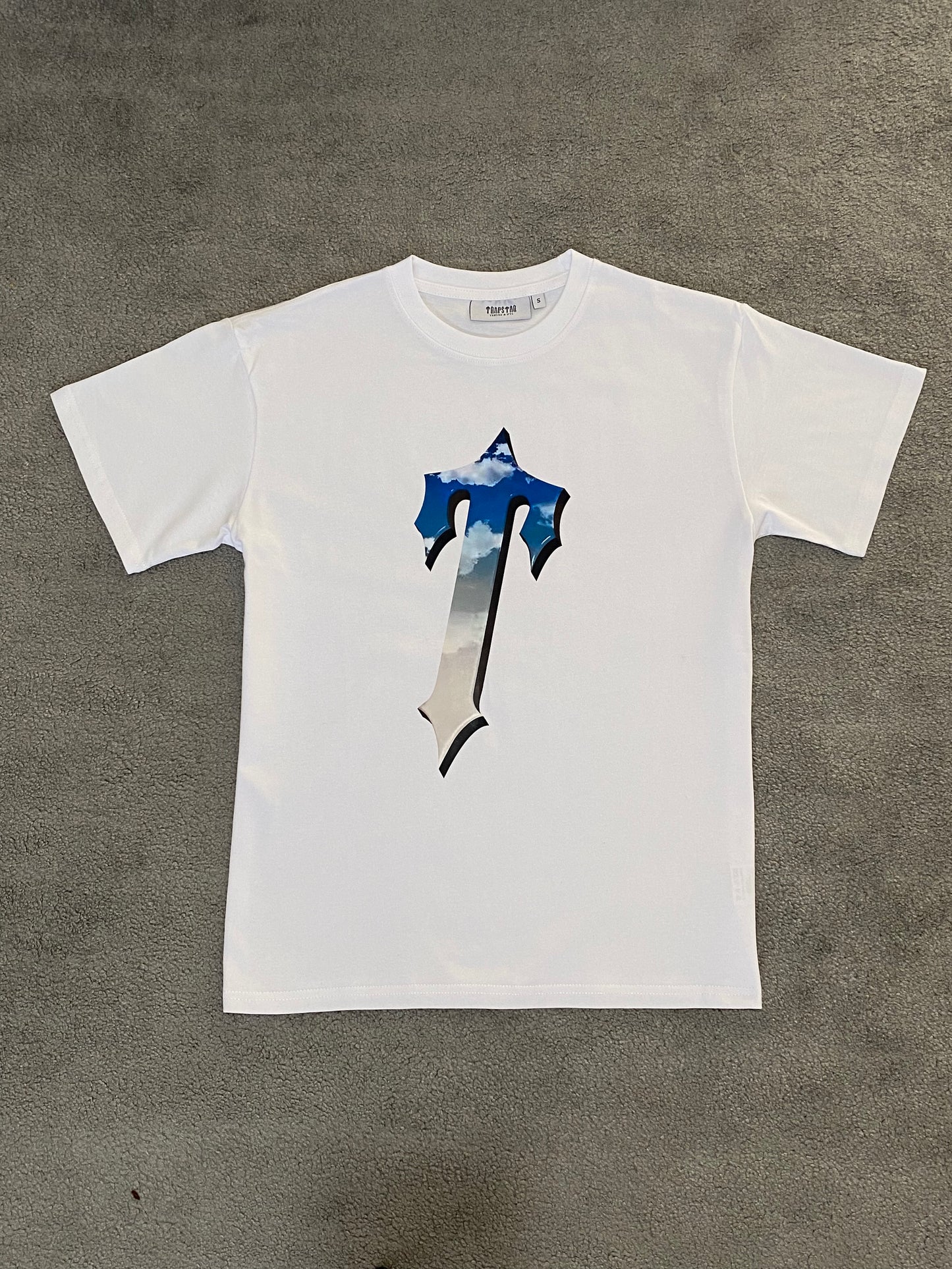 Trapstar Blue Logo Tee - Icy Clothes Ro