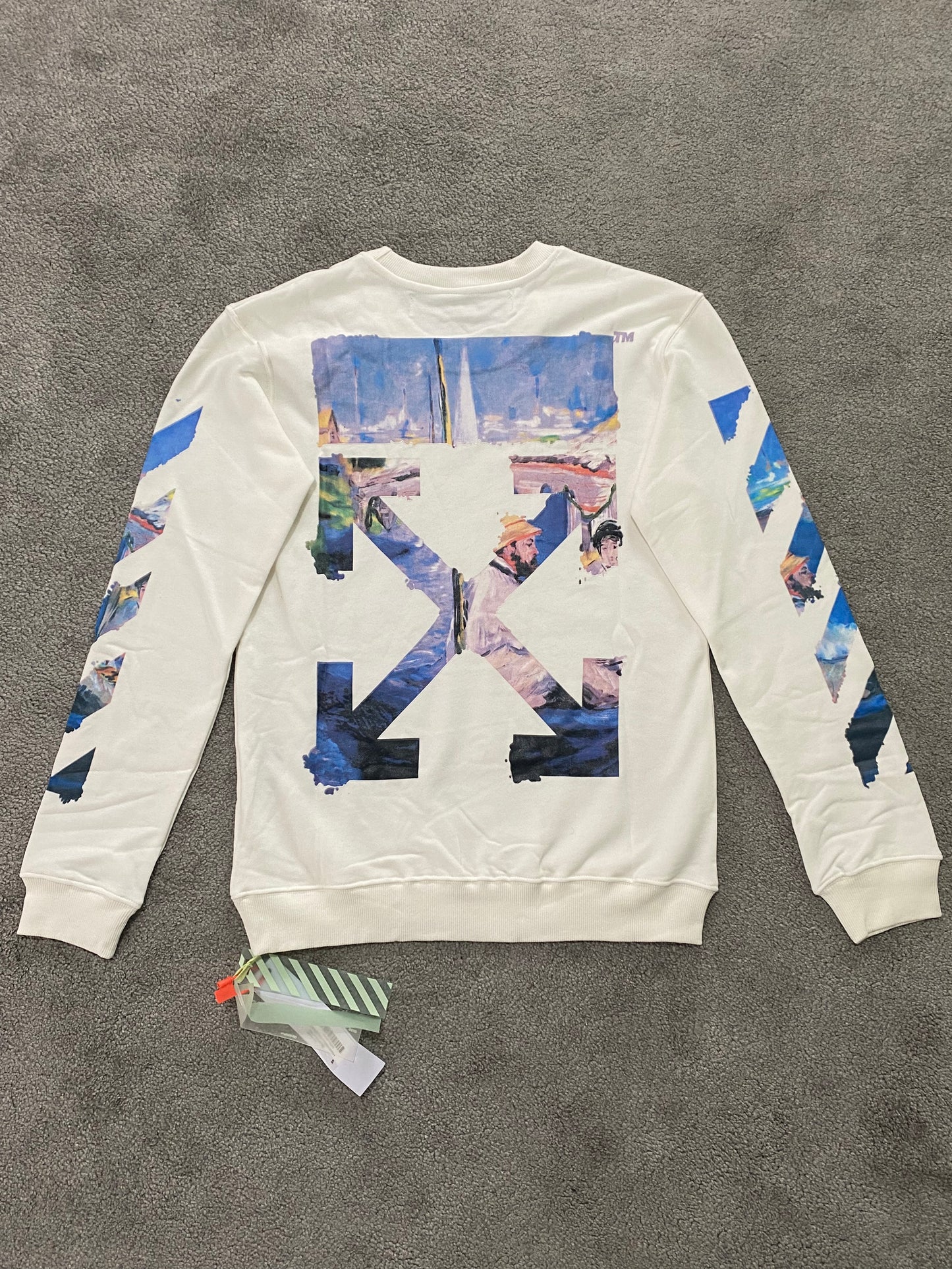 Off-White Colour Painting Sweatshirt - Icy Clothes Ro