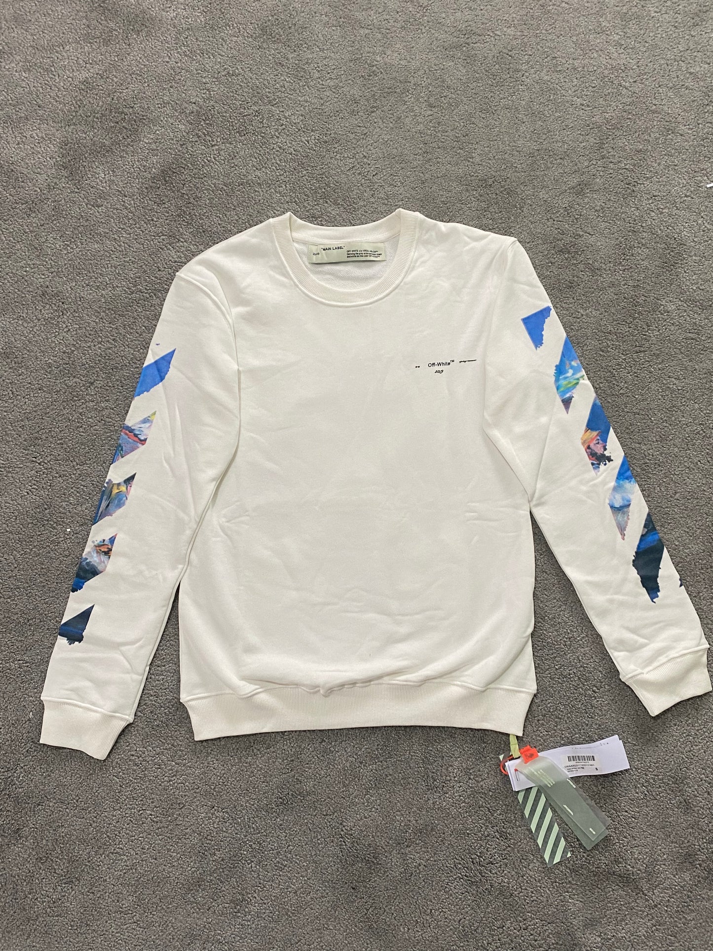 Off-White Colour Painting Sweatshirt - Icy Clothes Ro